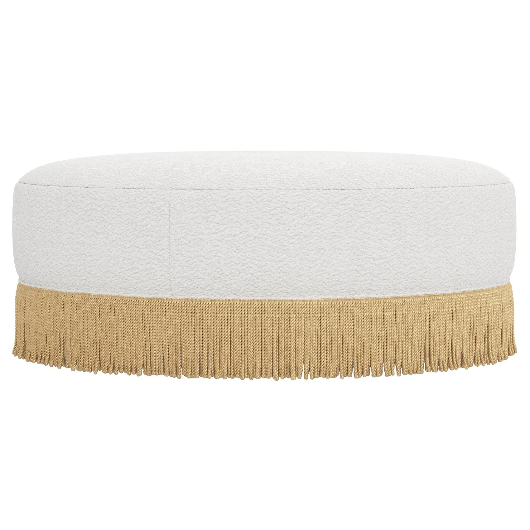 Blakely Performance Ottoman - White Lamb