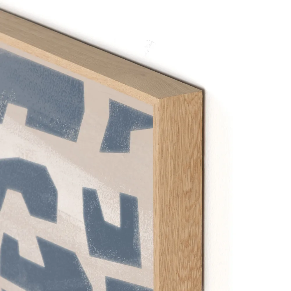 Block I Wall Art - Blue