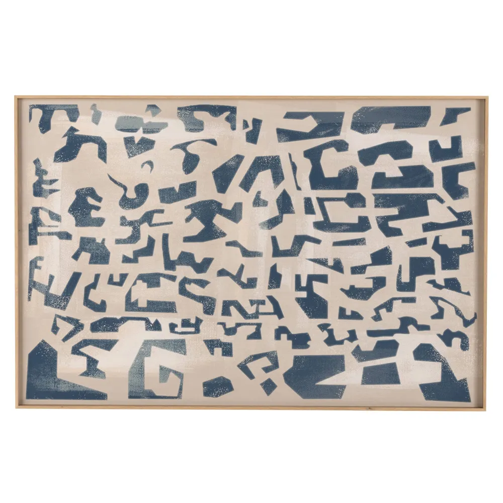 Block I Wall Art - Blue image