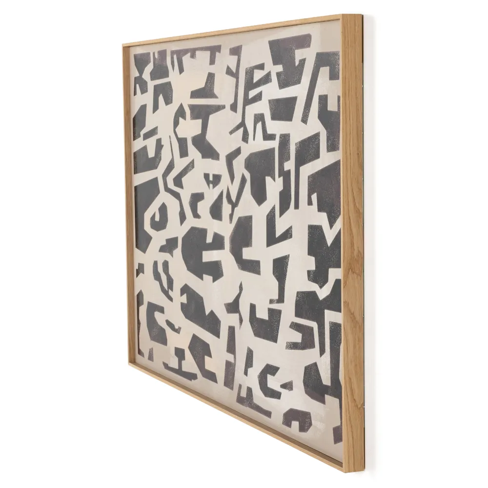Block II Wall Art - Black