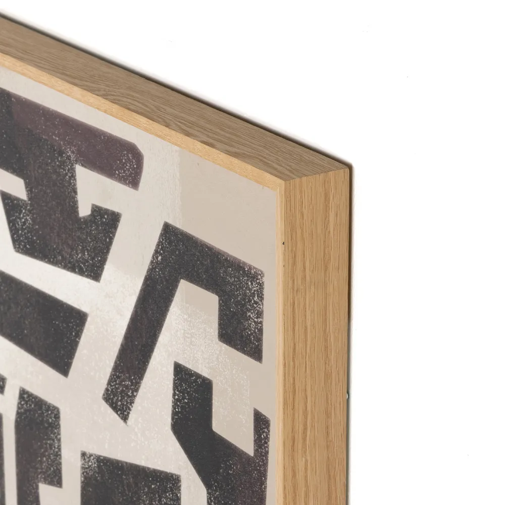 Block II Wall Art - Black