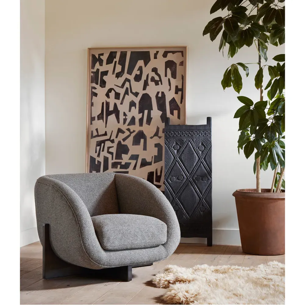 Block II Wall Art - Black