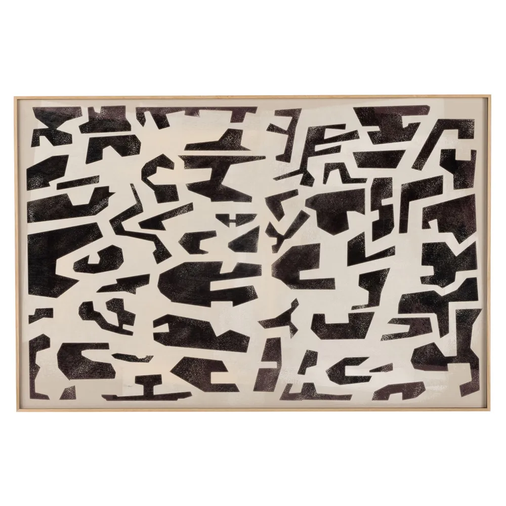 Block II Wall Art - Black