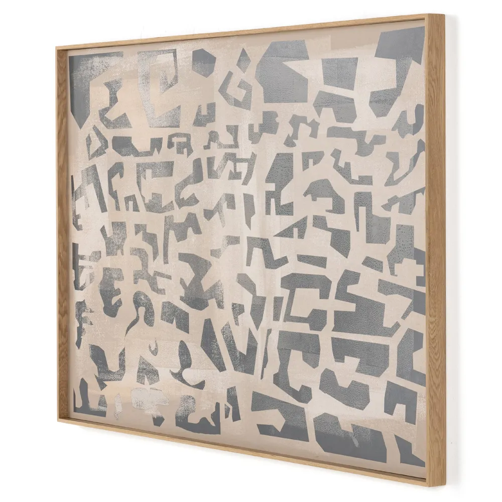 Block III Wall Art - Grey