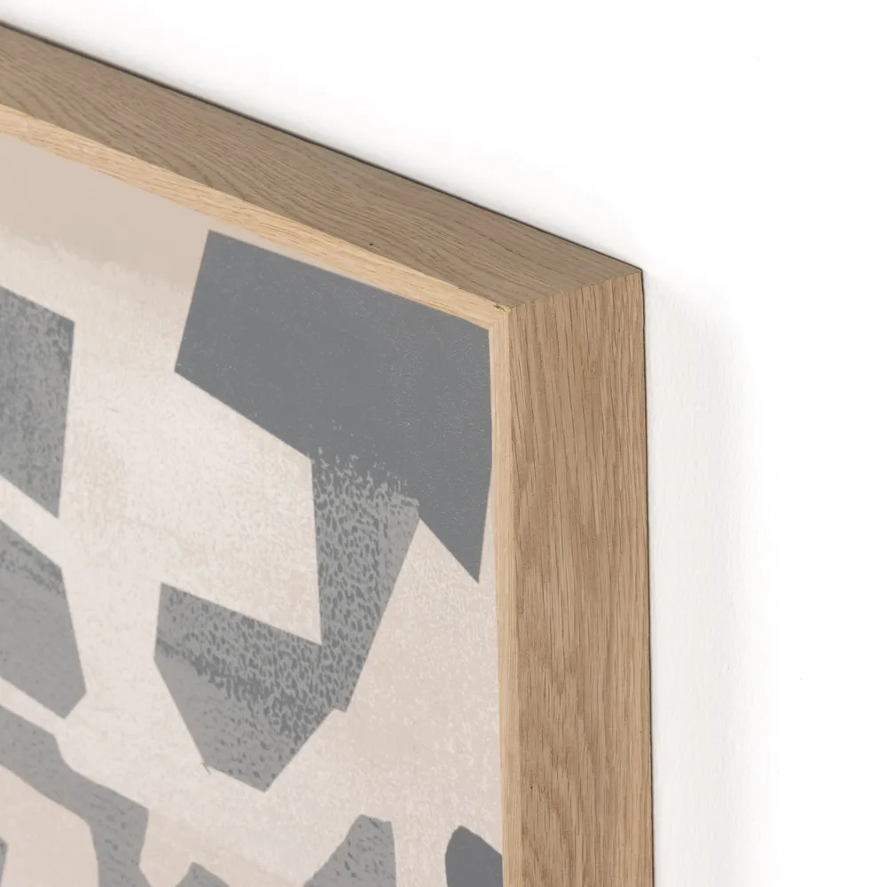 Block III Wall Art - Grey