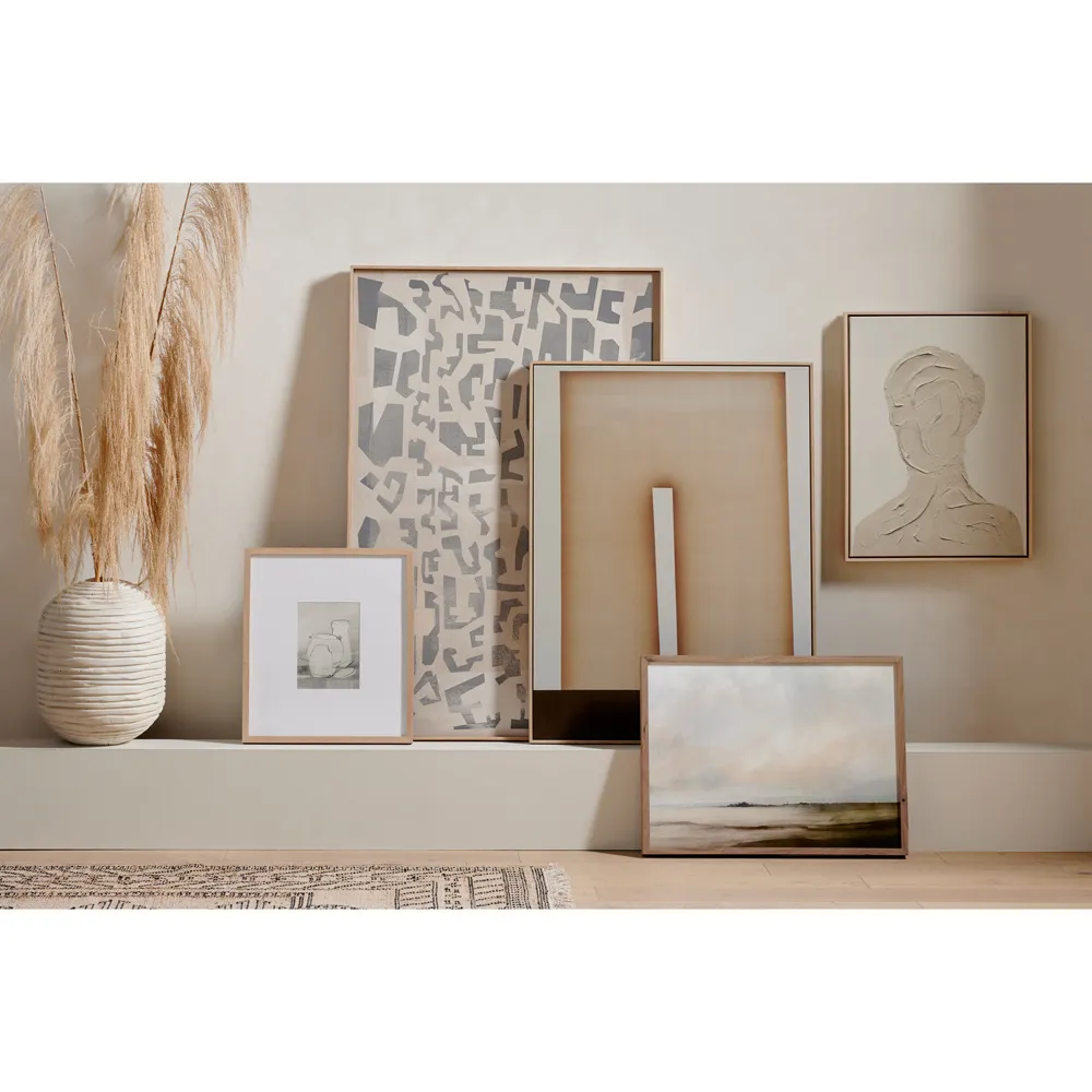 Block III Wall Art - Grey