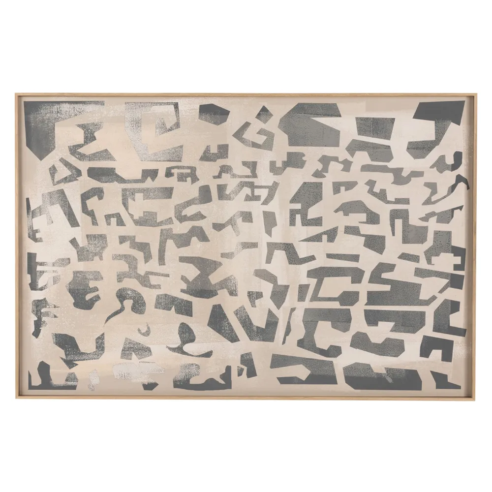 Block III Wall Art - Grey