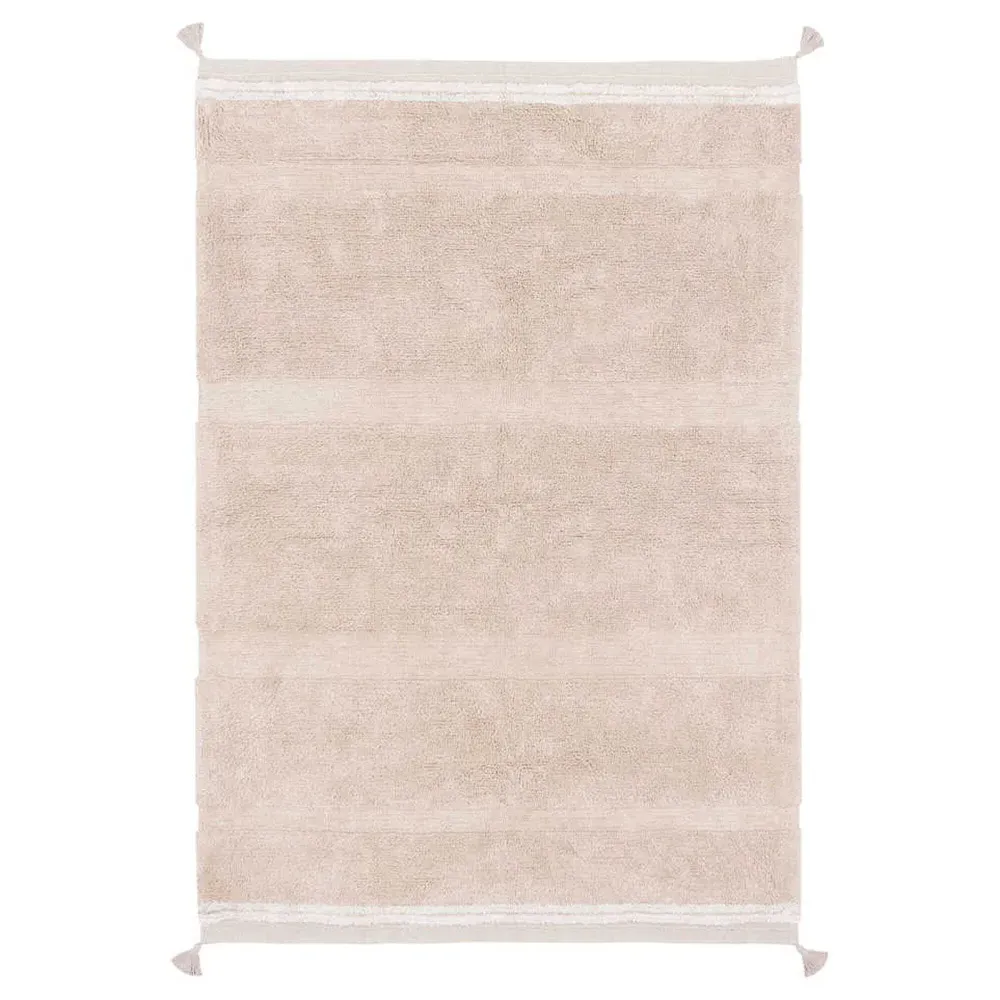Bloom Patterned Shag Rug - Rose, Cotton