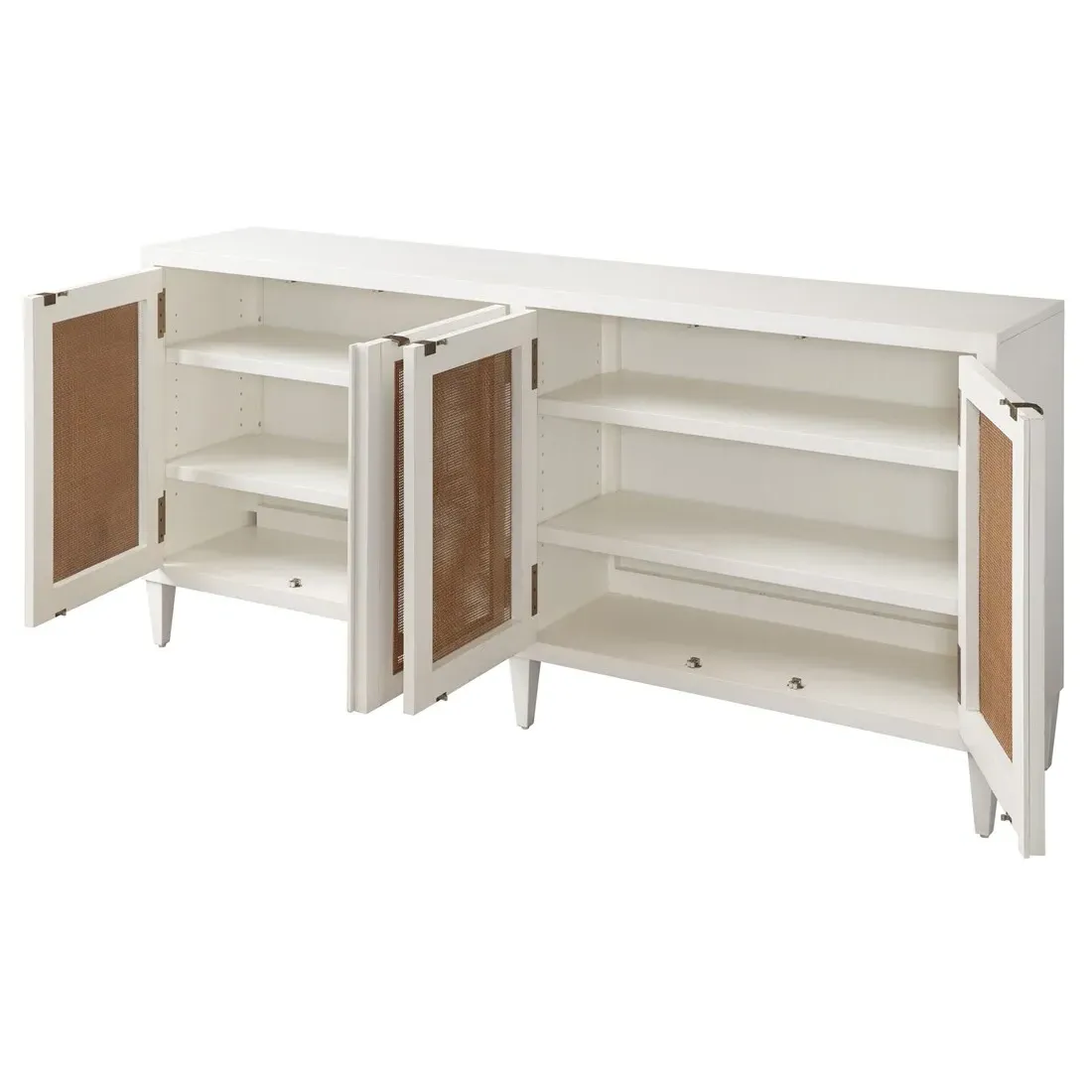 Bluebird Media Console - White, Maple