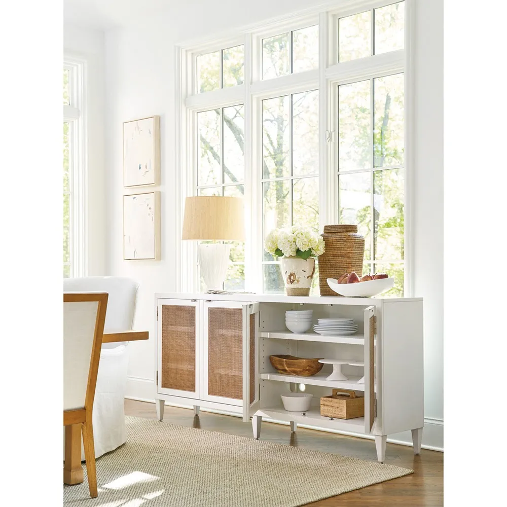 Bluebird Media Console - White, Maple