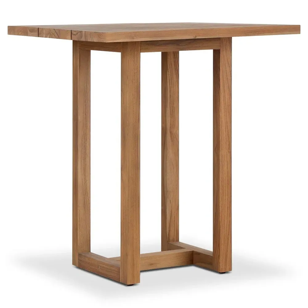 Bodhi Square Outdoor Bar Table - Brown, Teak