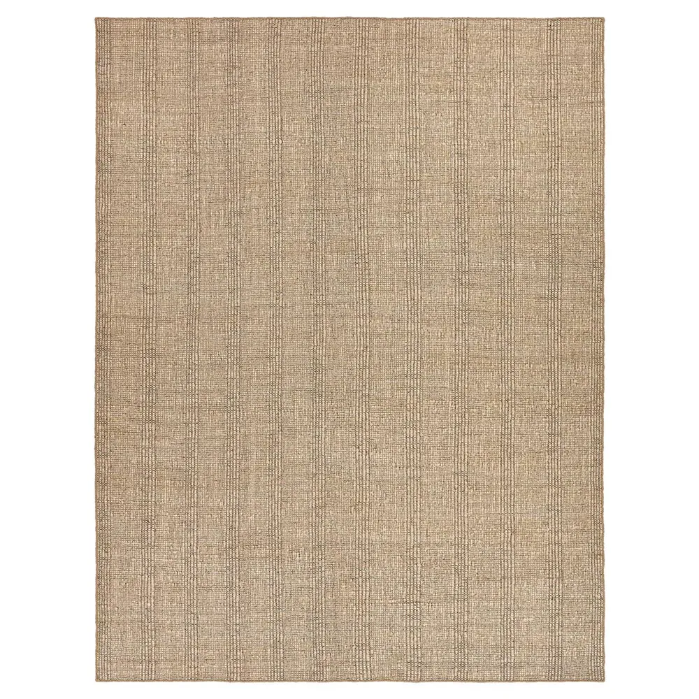Bodie Striped Rug Sample - Tan, Jute image