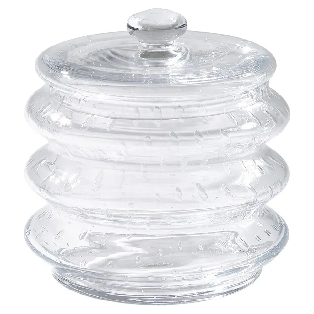 Bonnie Small Seeded Glass Canister - Clear image