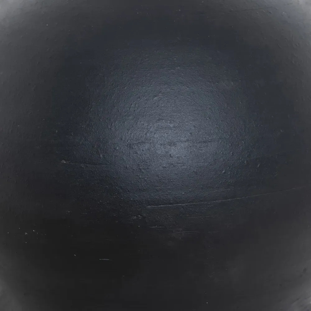Bosa Terracotta Vessel with Collar - Aged Black