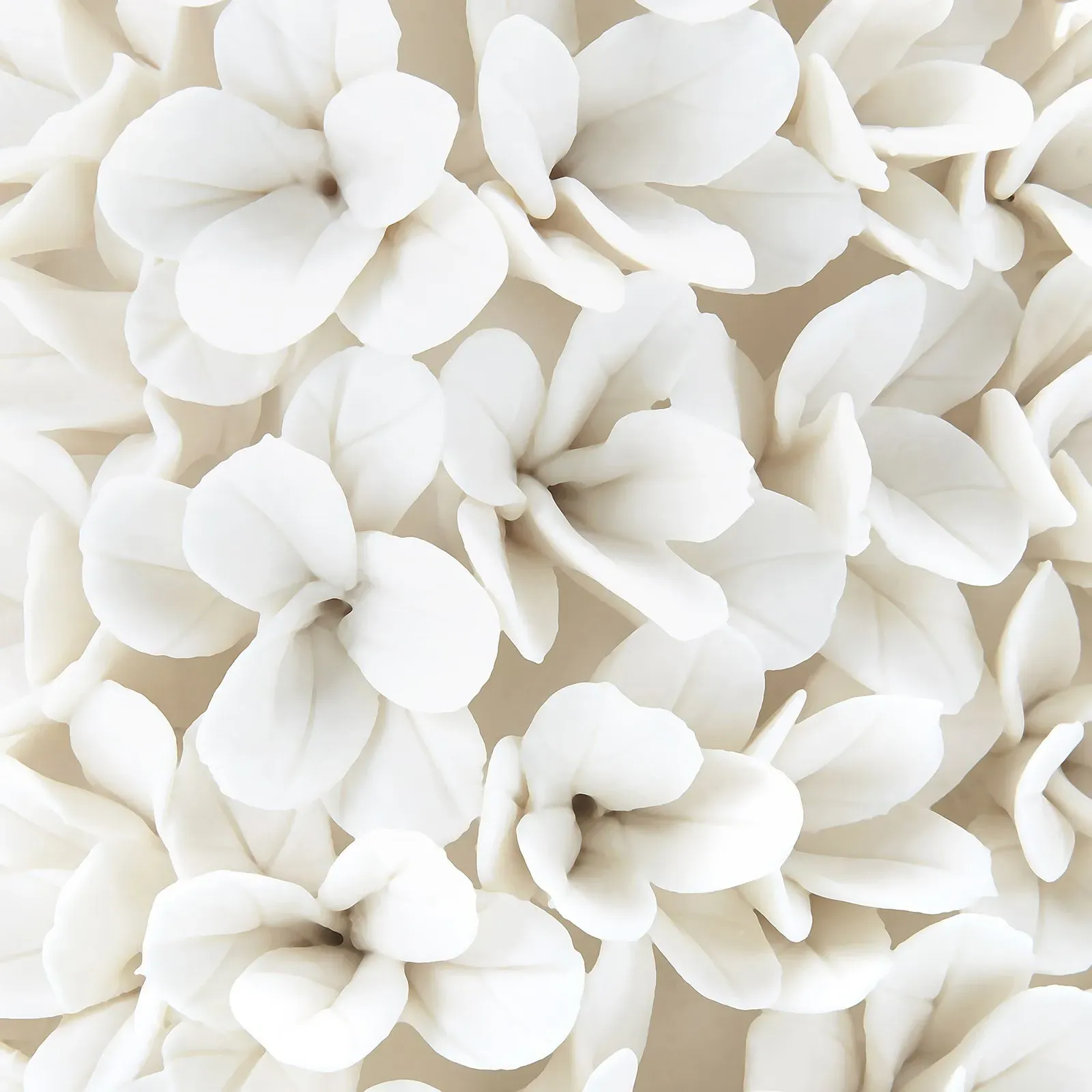 Boston Blanc De Chine Boxwood Topiary - White, Porcelain