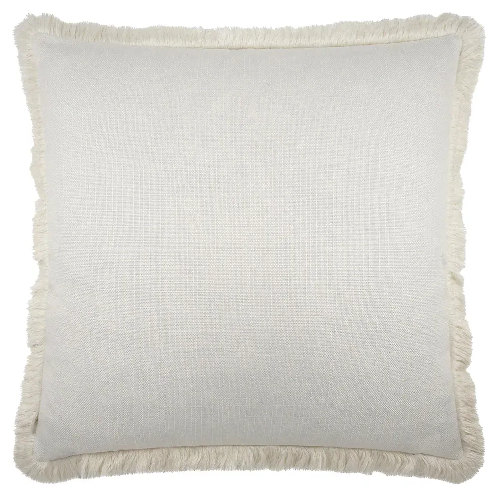 Bowen Feather Down Throw Pillow - White