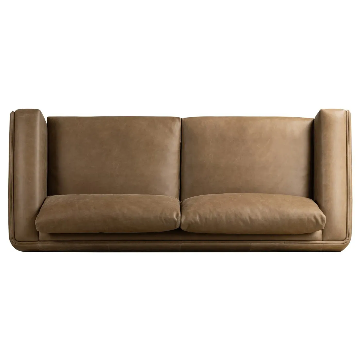 Bowie 3-Seater Sofa - Brown, Leather