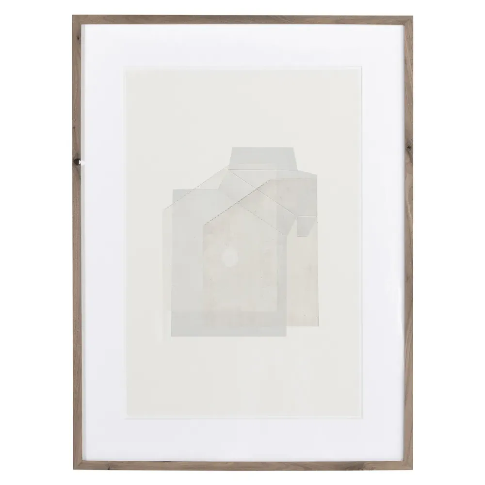 Box II Wall Art - Grey, Walnut