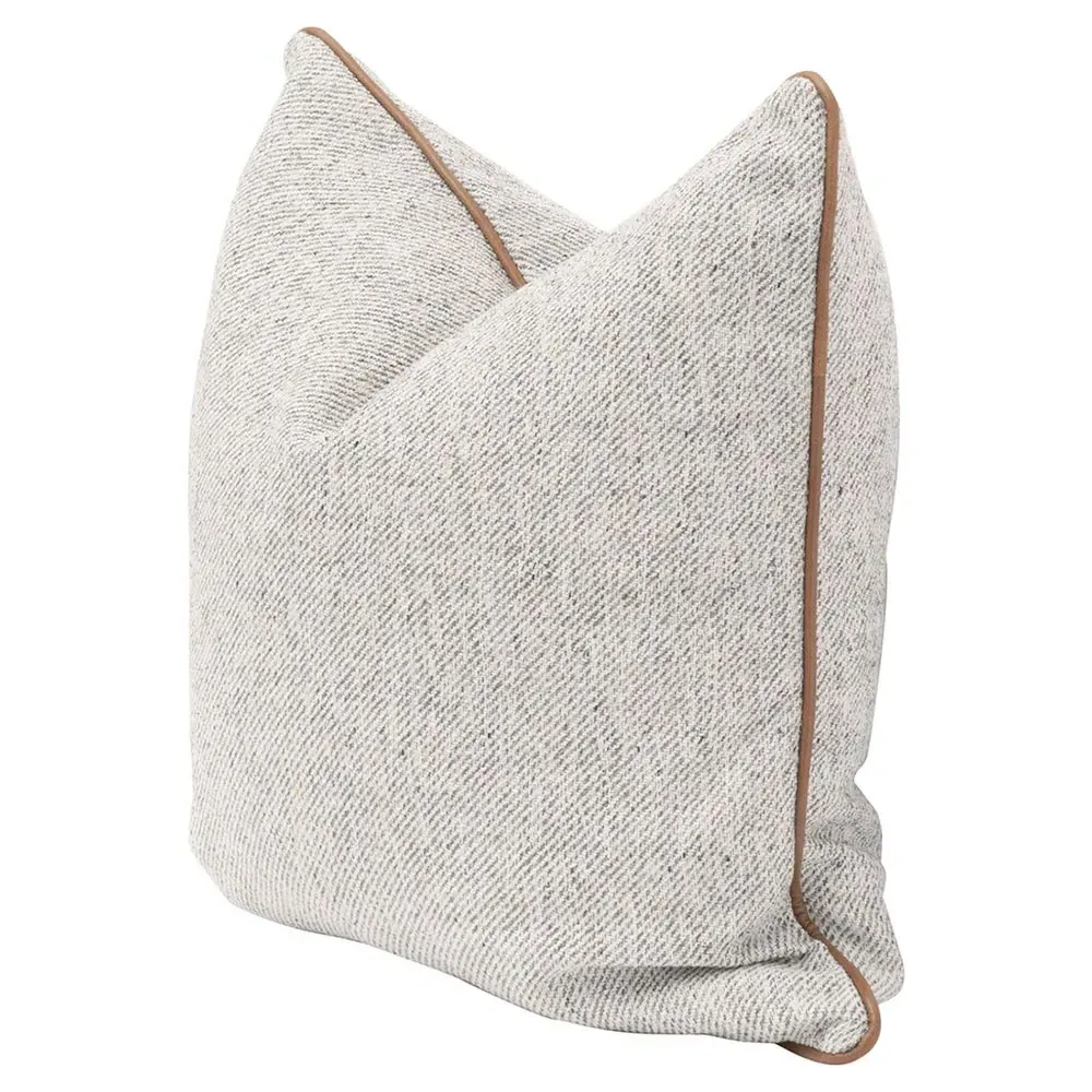 Bradley Throw Pillows Set of 2 - Grey, Fabric