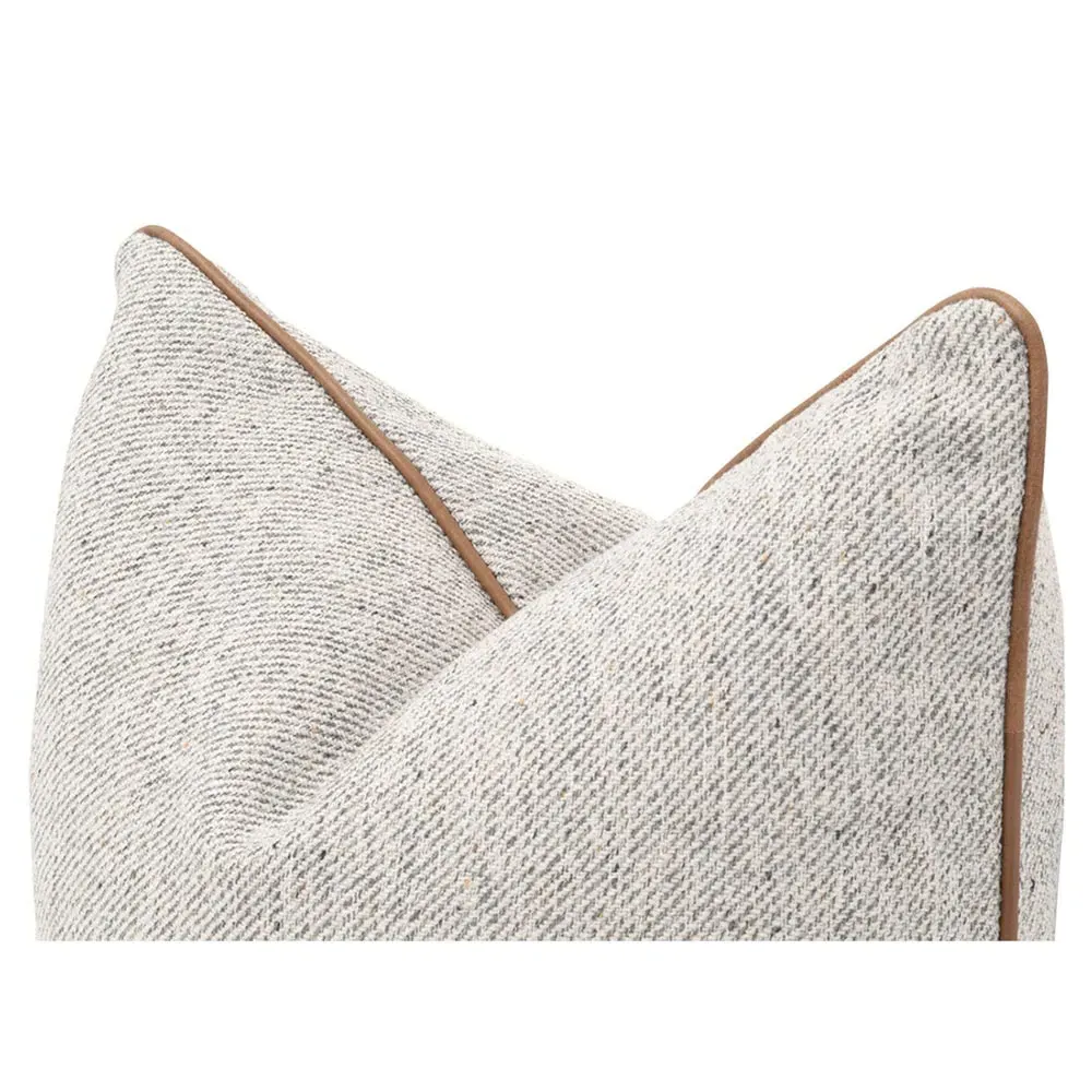 Bradley Throw Pillows Set of 2 - Grey, Fabric