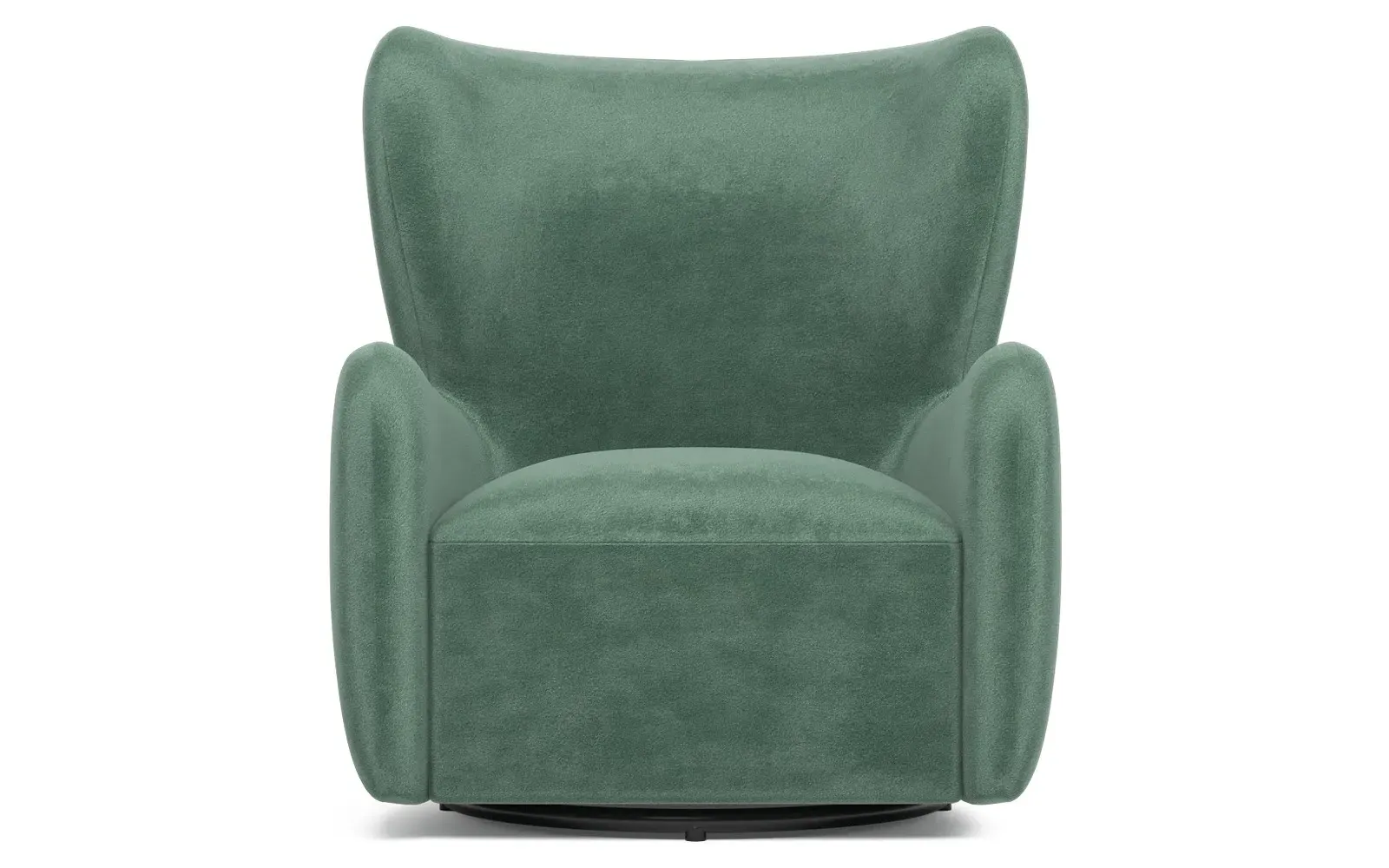 Bradlie Swivel Chair - Gingerbread, Velvet