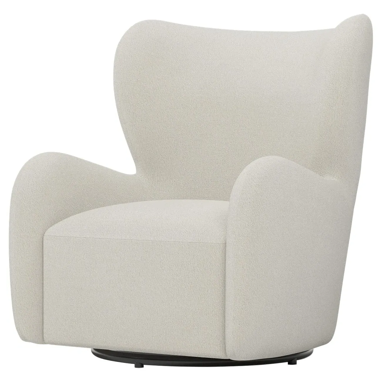 Bradlie Swivel Chair - Grey Pearl