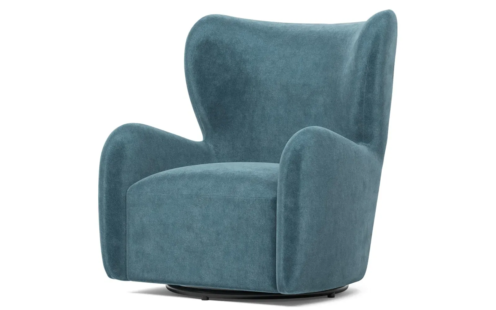 Bradlie Swivel Chair - Lakeside, Velvet