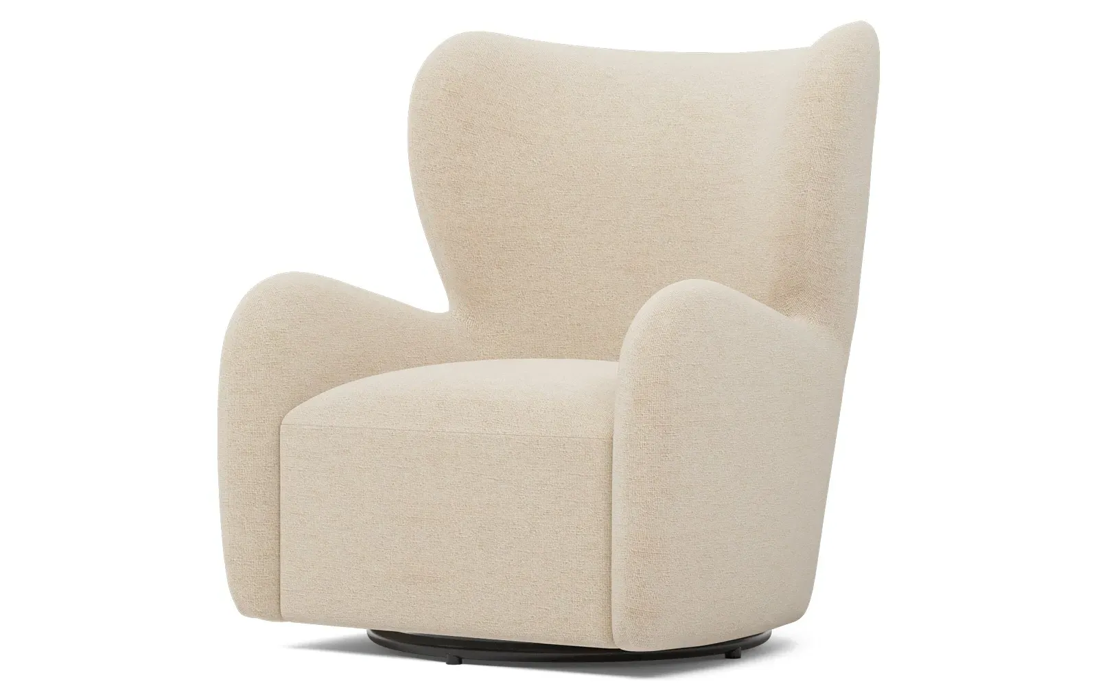 Bradlie Swivel Chair - Parchment