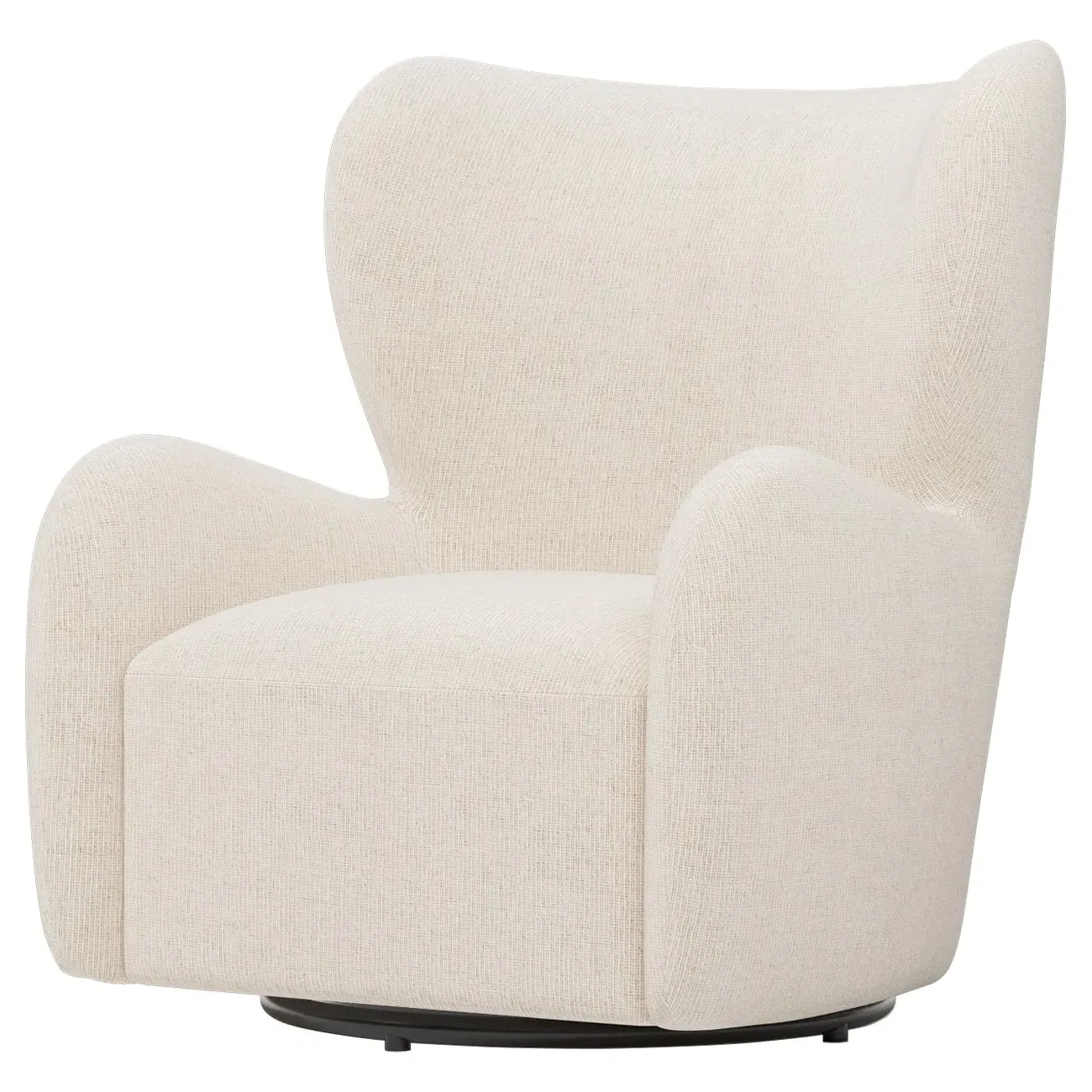 Bradlie Swivel Chair - Truffle Salt