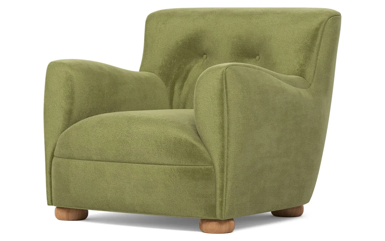 Braemar Chair - Citrus Grove, Performance Velvet