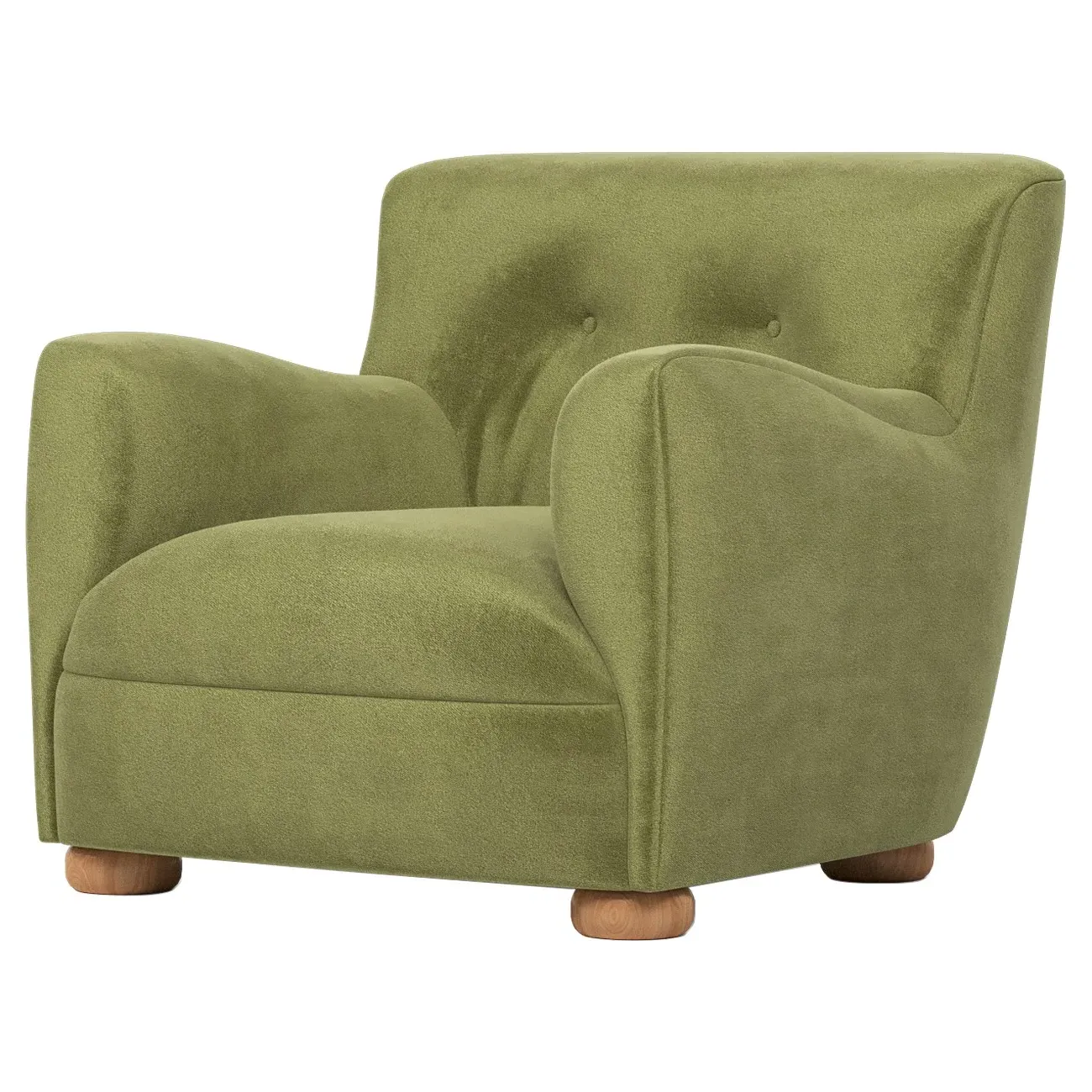 Braemar Chair - Citrus Grove, Performance Velvet