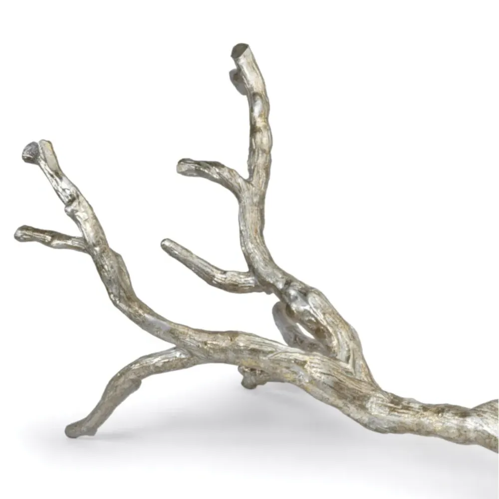 Branch Sculpture - Silver, Aluminum