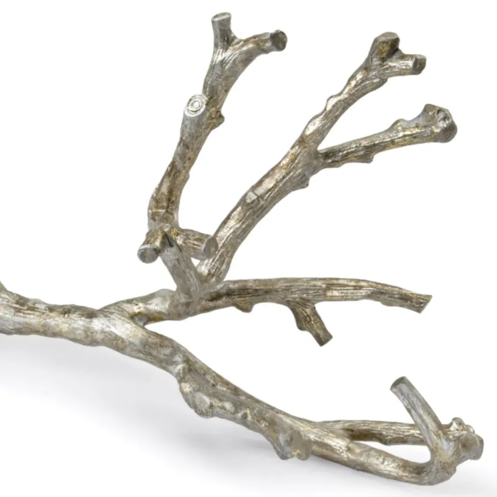 Branch Sculpture - Silver, Aluminum