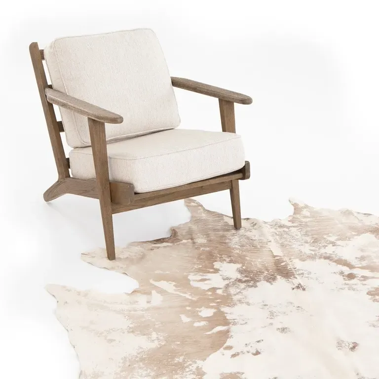 Brantley 5x7 Rug - Dark Brown, Cowhide