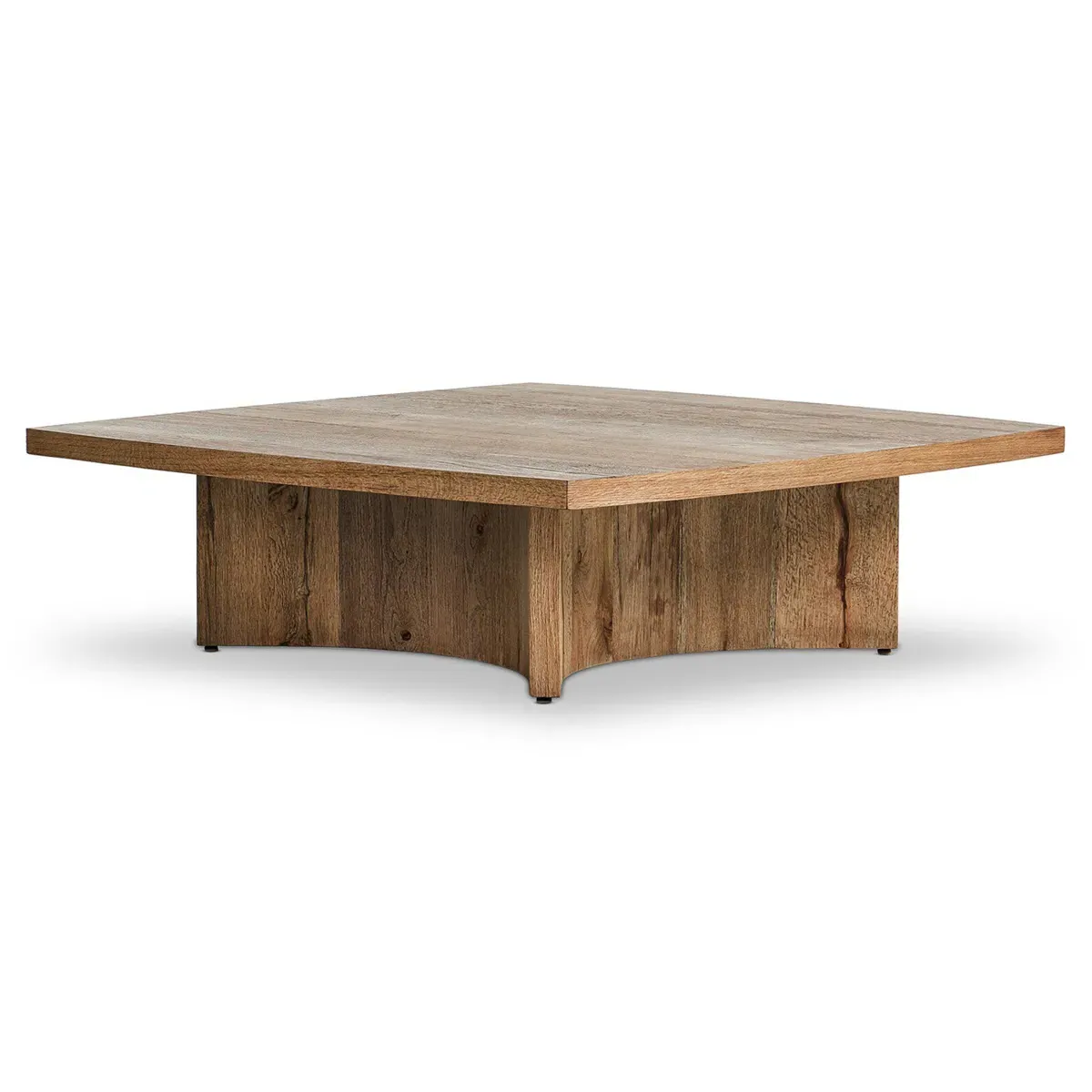 Braxton Square Coffee Table - Brown, Oak