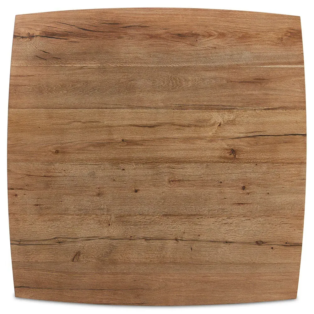 Braxton Square Coffee Table - Brown, Oak