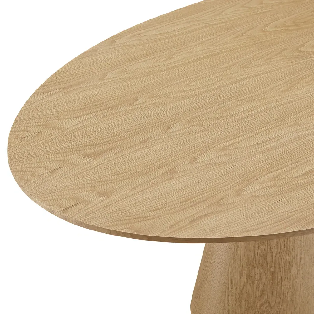 Braydon Oval Dining Table - Natural Brown, Oak