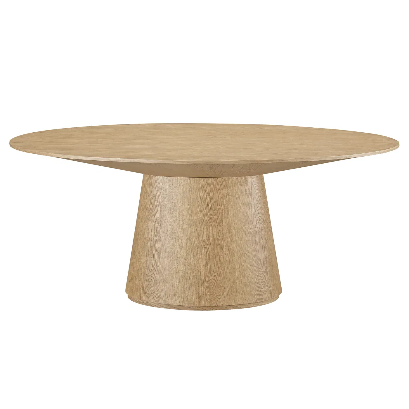 Braydon Oval Dining Table - Natural Brown, Oak image