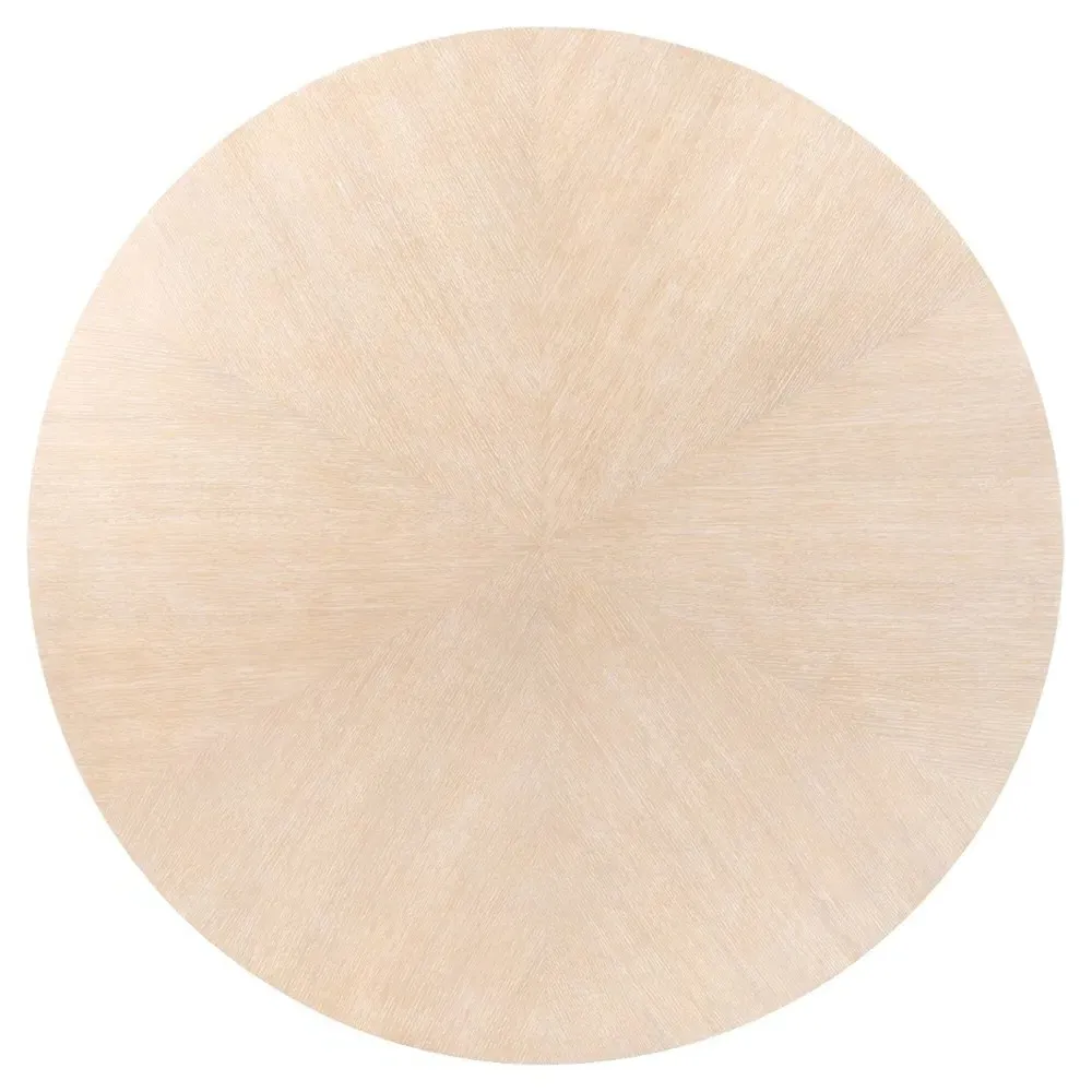 Breanna Round Pedestal Dining Table - Sand, Oak