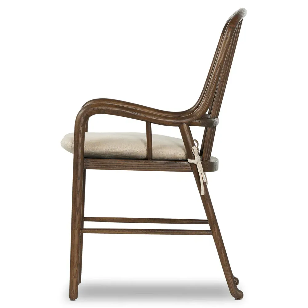 Brenna Dining Arm Chair - Broadway Dune, Linen