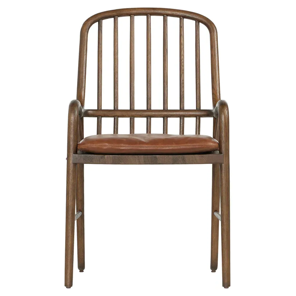Brenna Dining Arm Chair - Dulane Mahogany, Oak