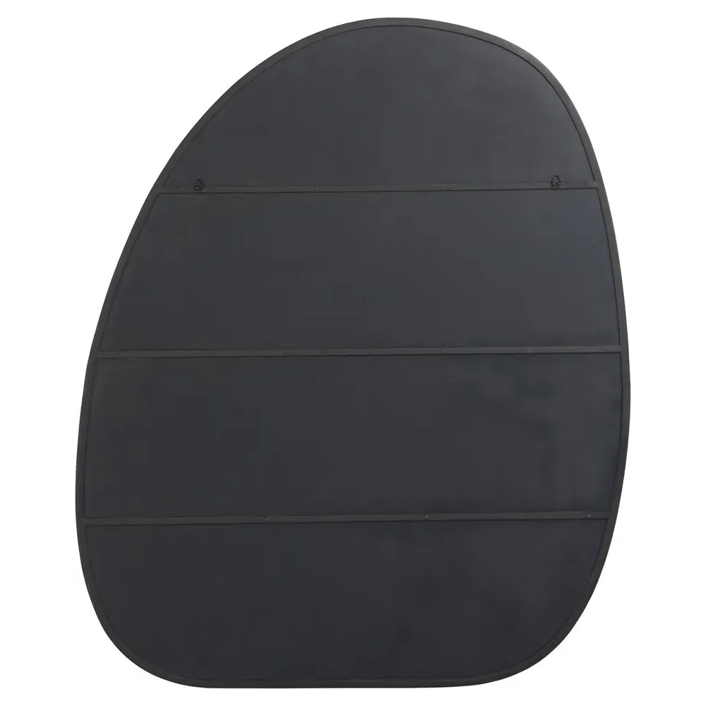 Brent Oval Full Length Floor Mirror - Dark Grey, Iron