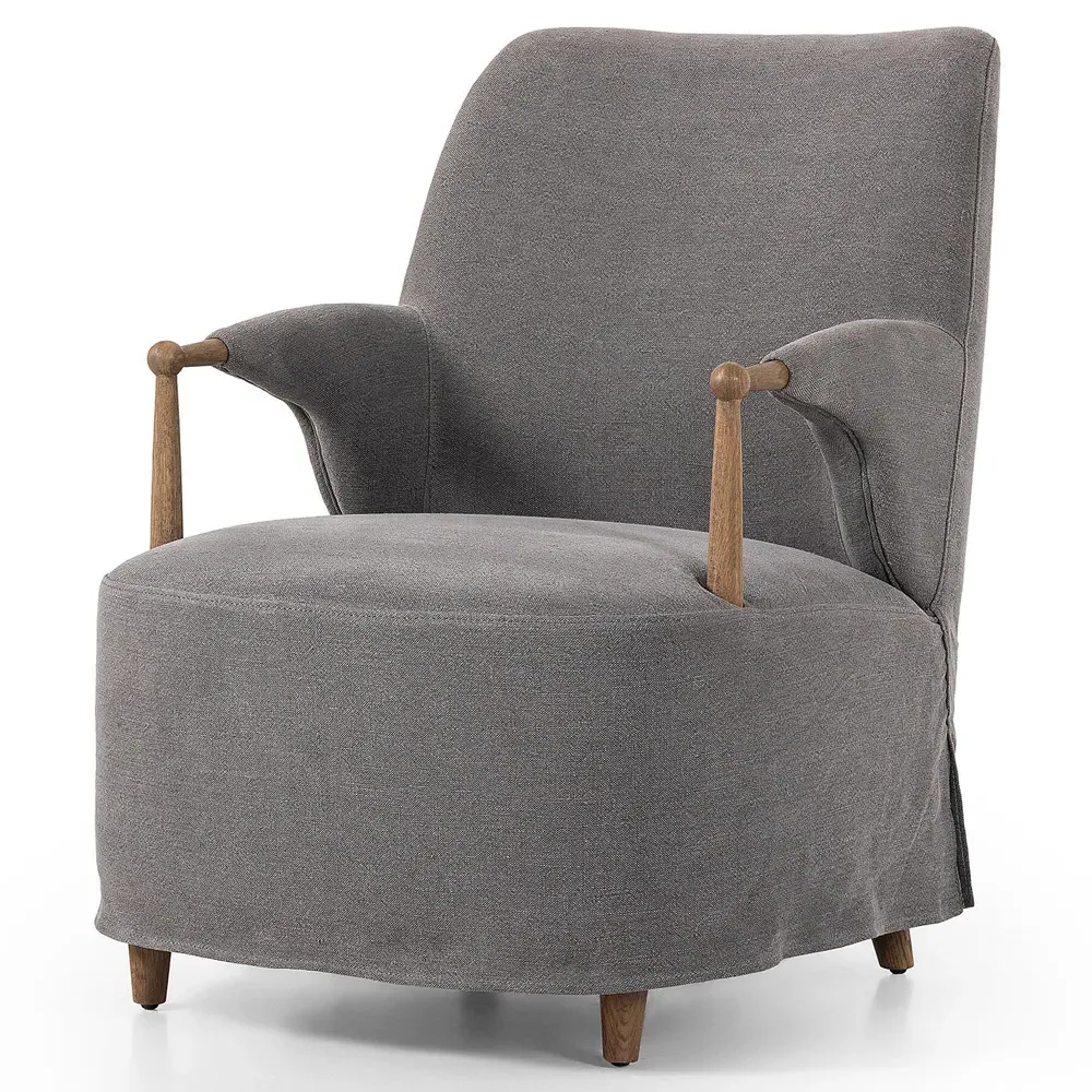 Brently Chair - Broadway Denim, Linen