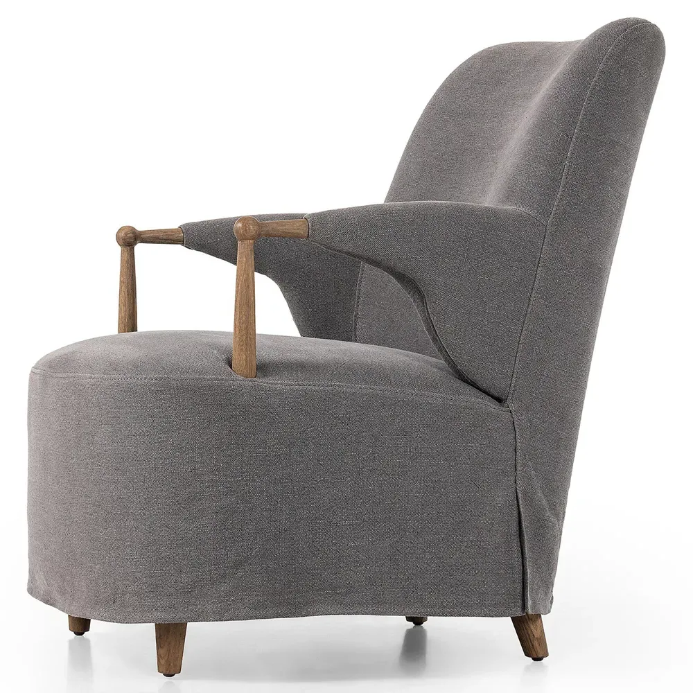 Brently Chair - Broadway Denim, Linen