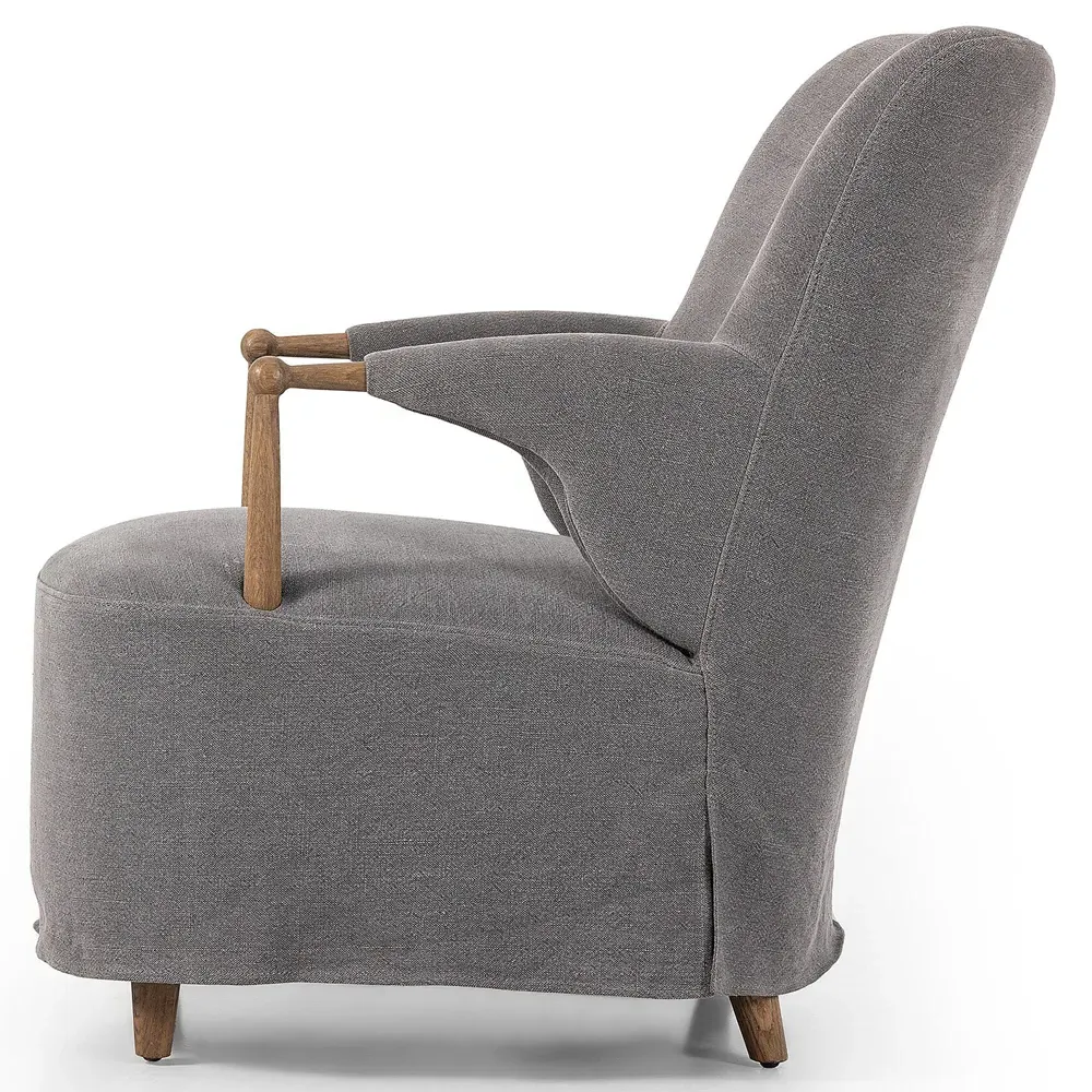 Brently Chair - Broadway Denim, Linen