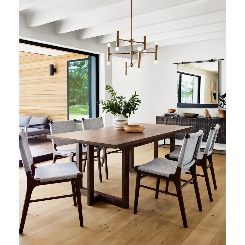 Breslin Rectangular Wall Mirror - Black, Iron