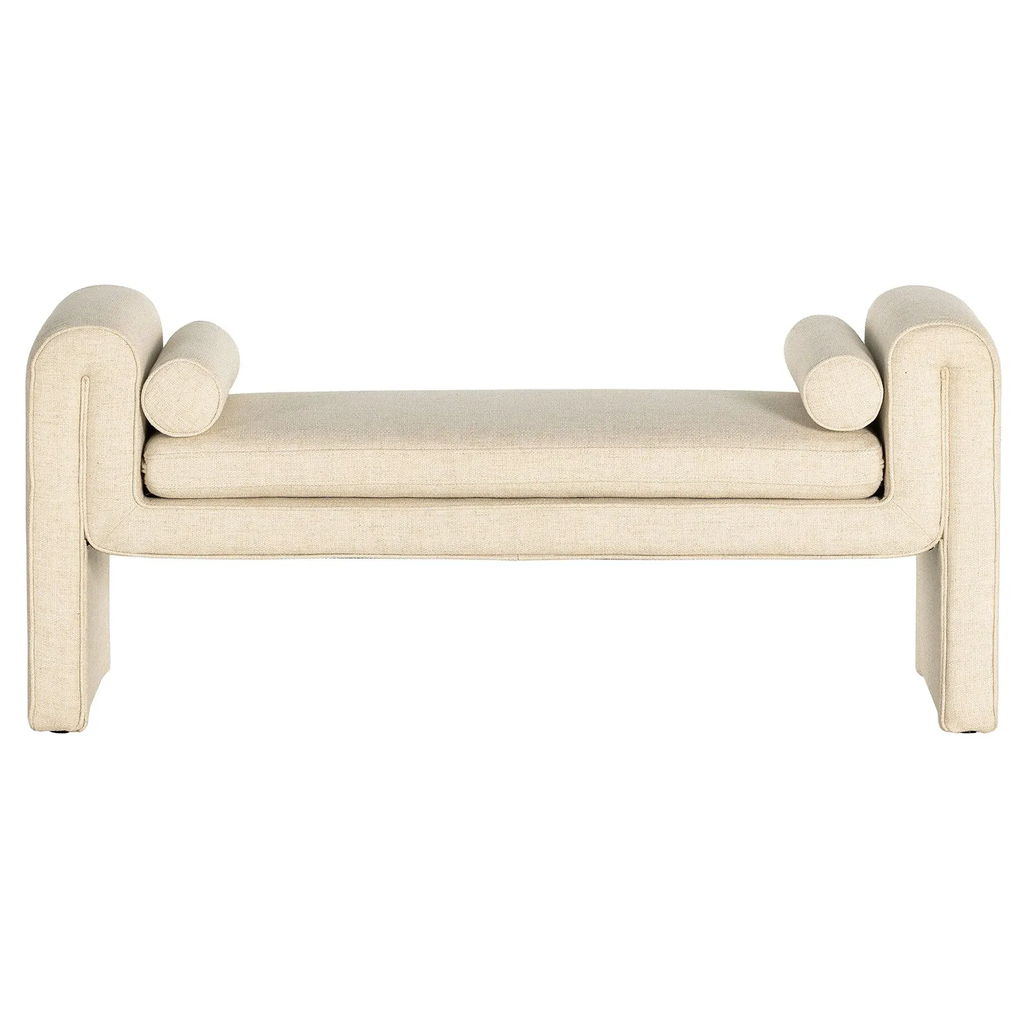 Brianne Bedroom Bench - Cream, Performance Fabric image
