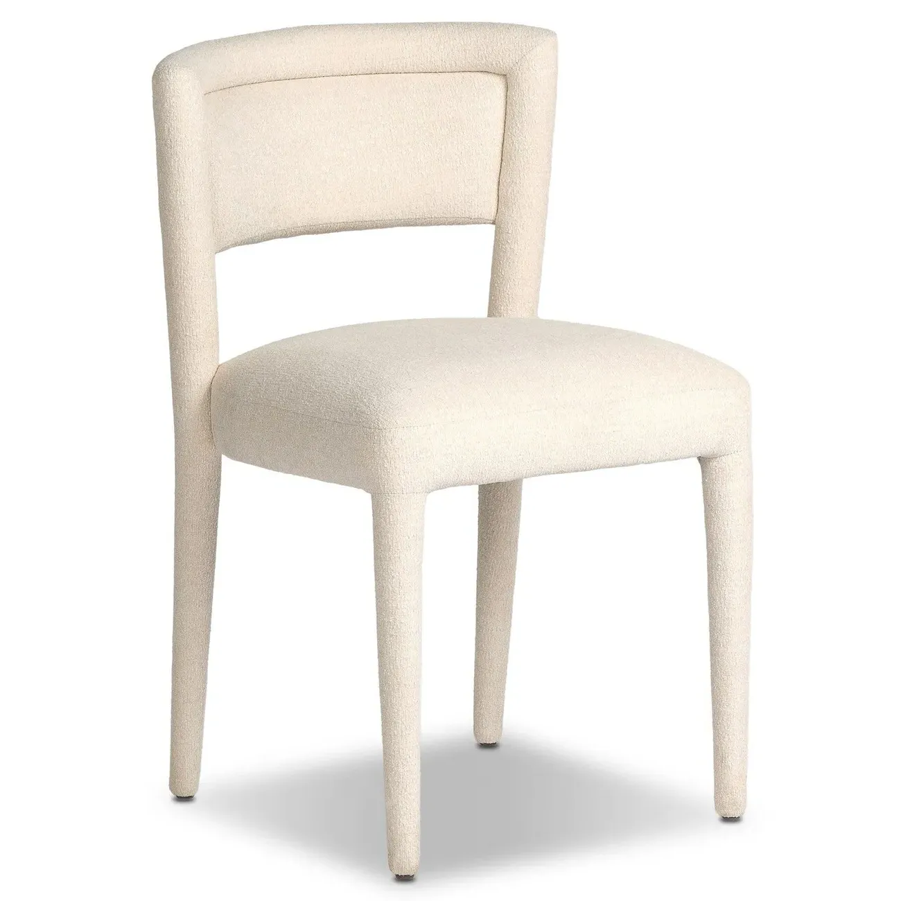 Bridget Dining Chair - White, Performance Fabric