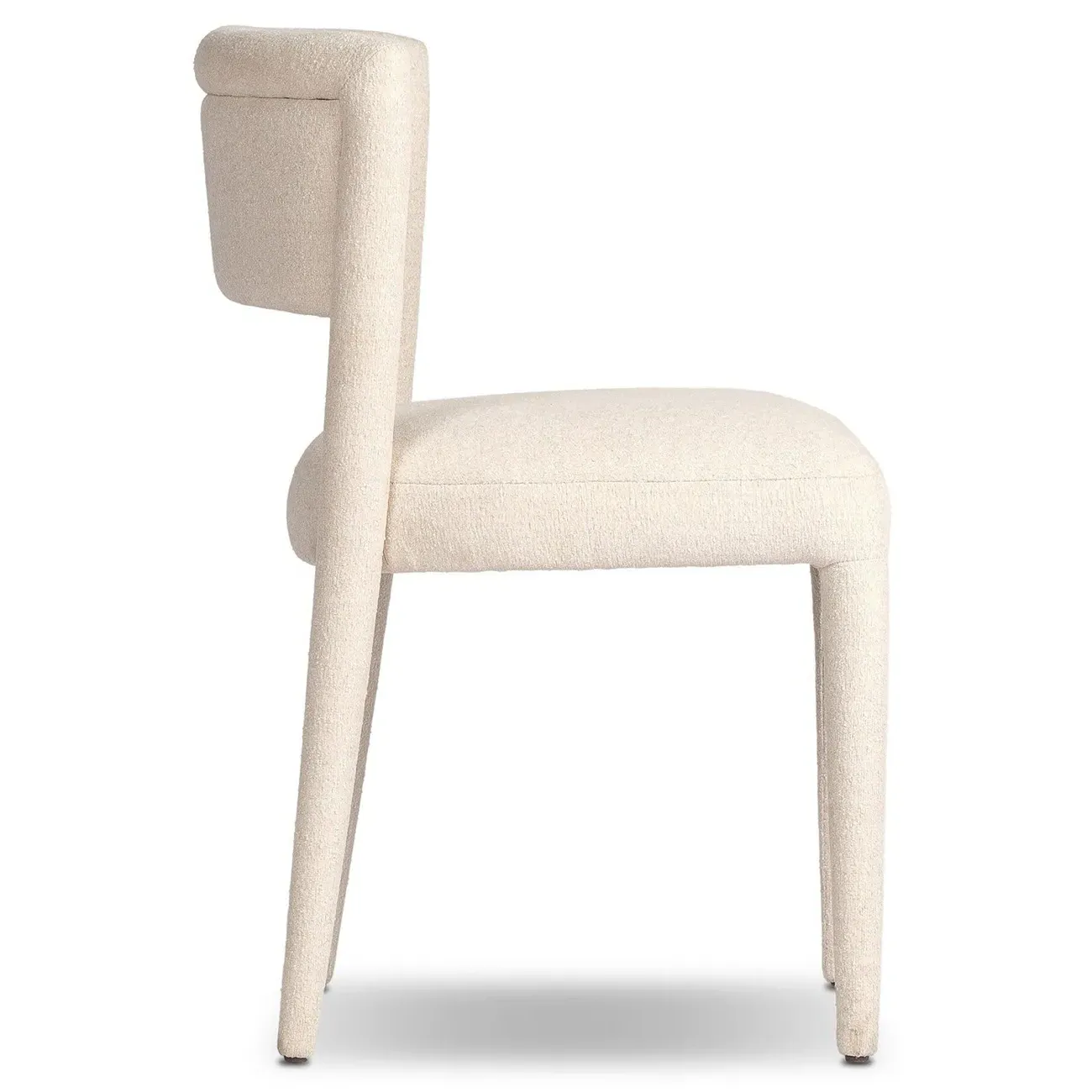 Bridget Dining Chair - White, Performance Fabric