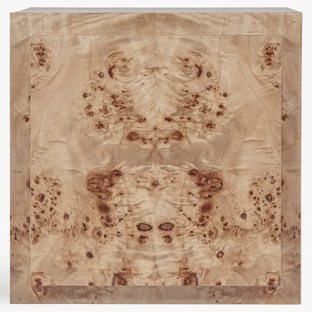 Briella 2-Door Sideboard - Light Brown, Burl Wood